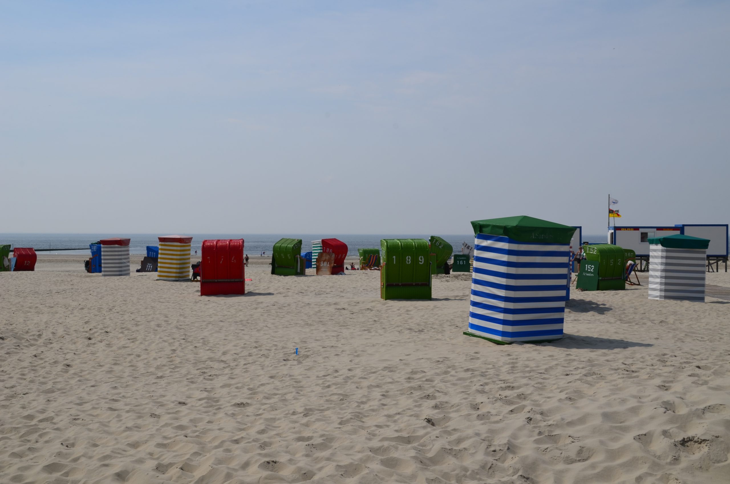 De strandhuisjes van Borkum