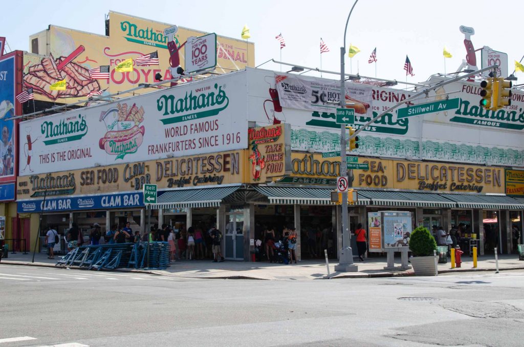 Nathan's Famous in New York