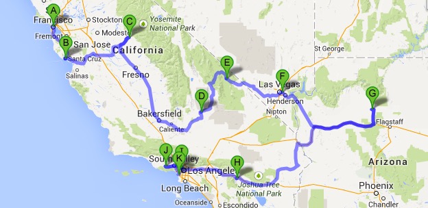 Roadtrip inspiratie voor twee weken West Amerika in de winter