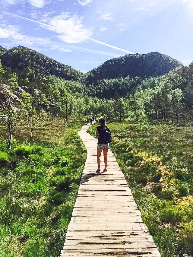 Beklimming van de Preekstoel Noorwegen