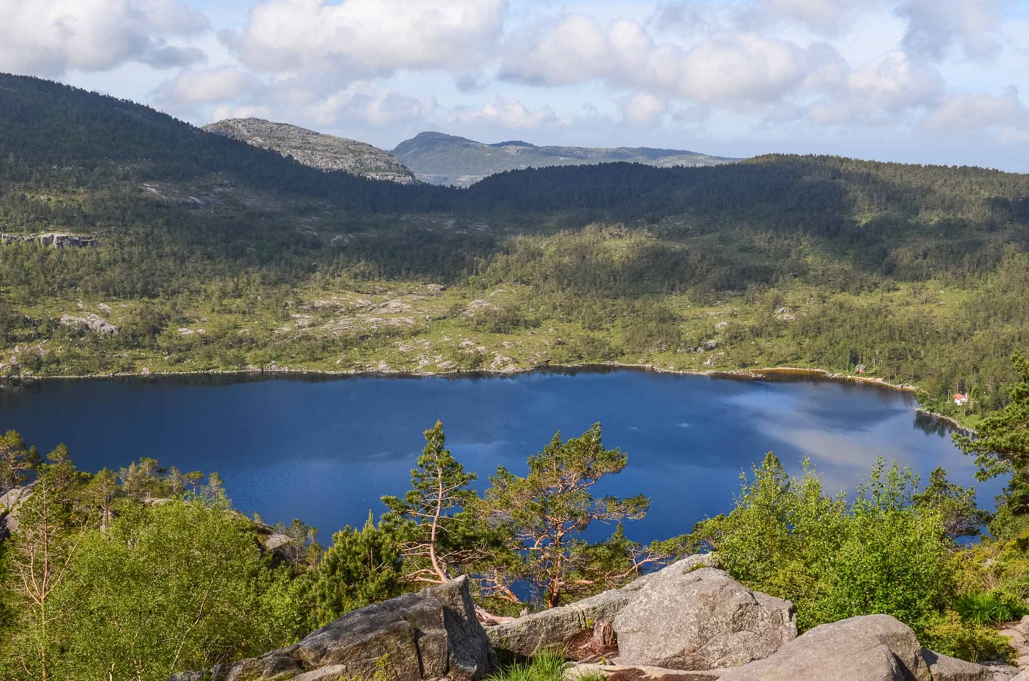 Uitzichten onderweg op de Preekstoel