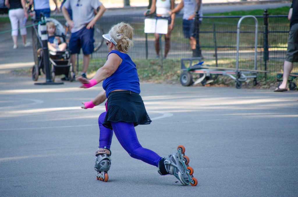 Roller Skating in Central Park