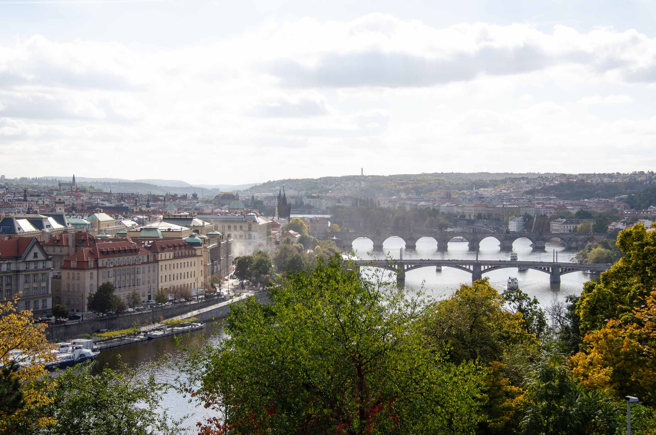 Uitzichten over Praag