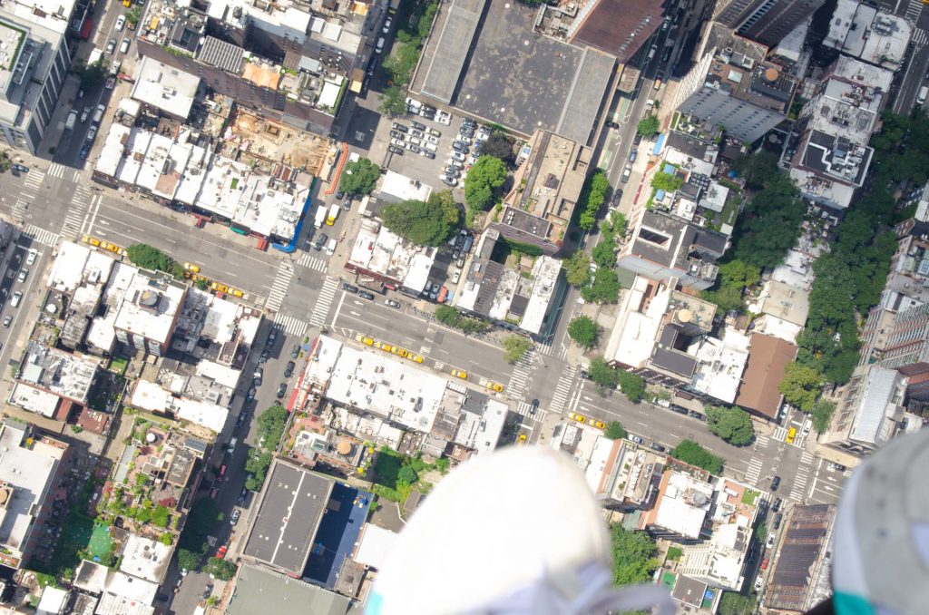 Helikopter New York uitzicht van bovenaf