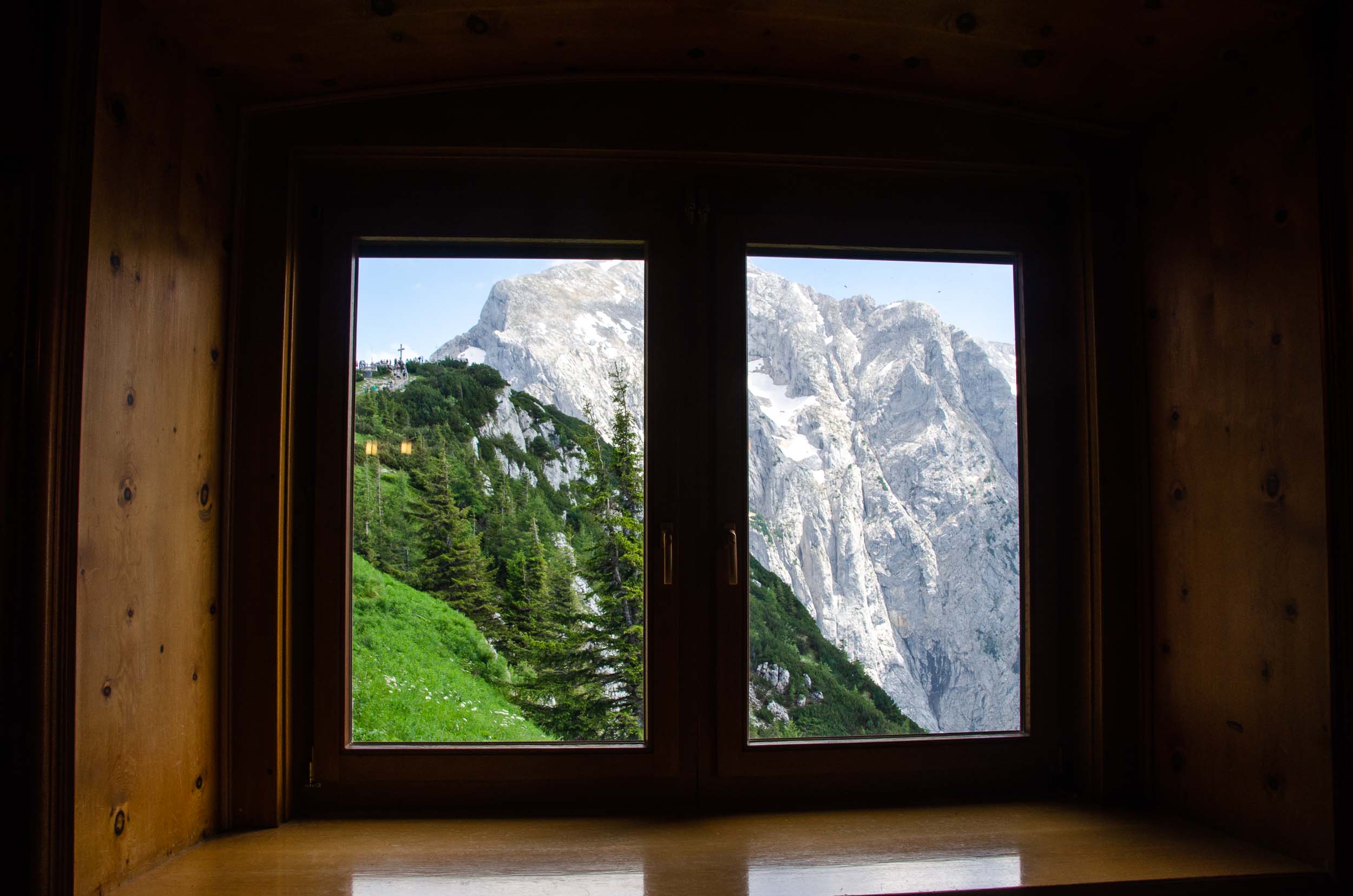 Het uitzicht bij het Adelaarsnest