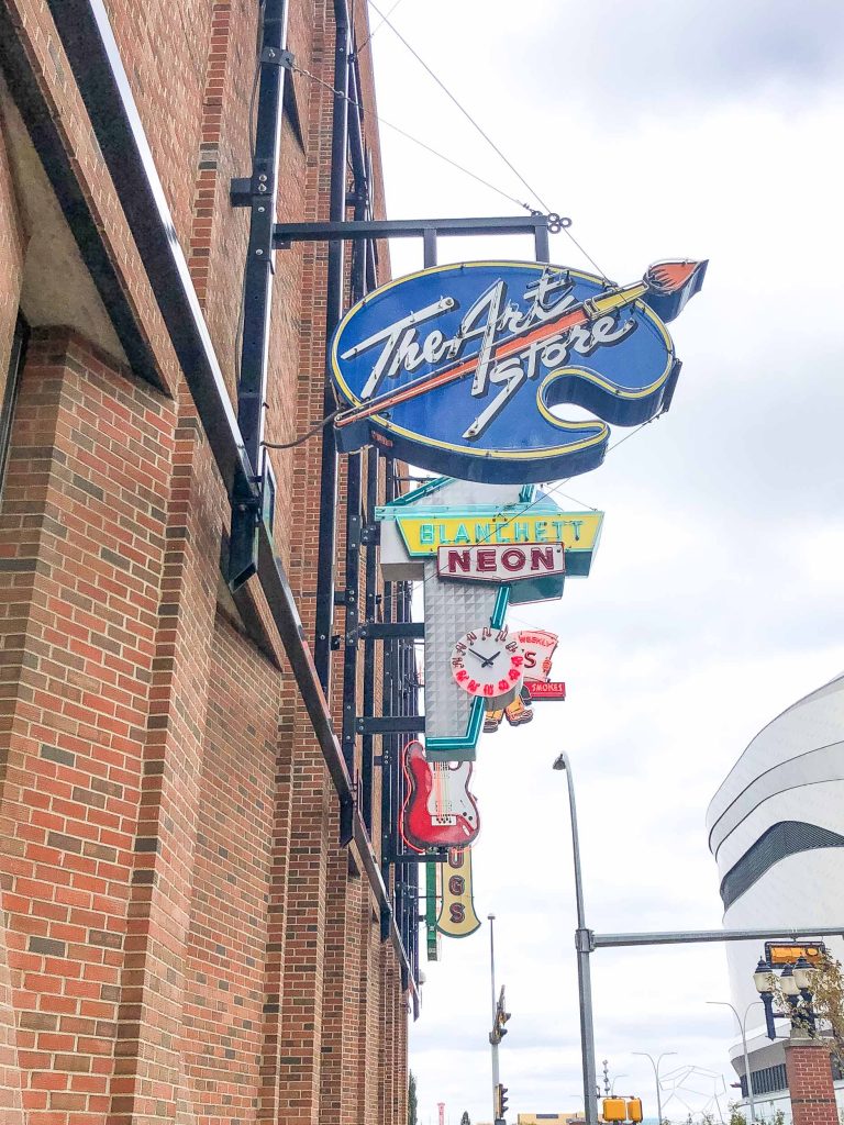 Neon Sign Museum in Edmonton