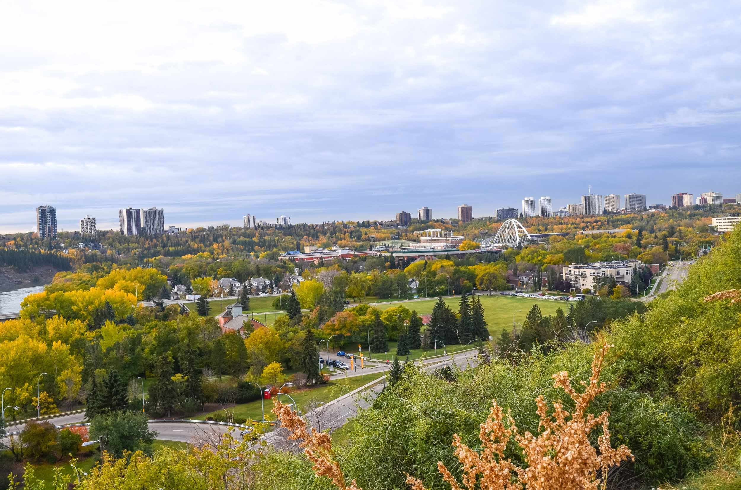 Louise McKinney Riverfront Park in Edmonton