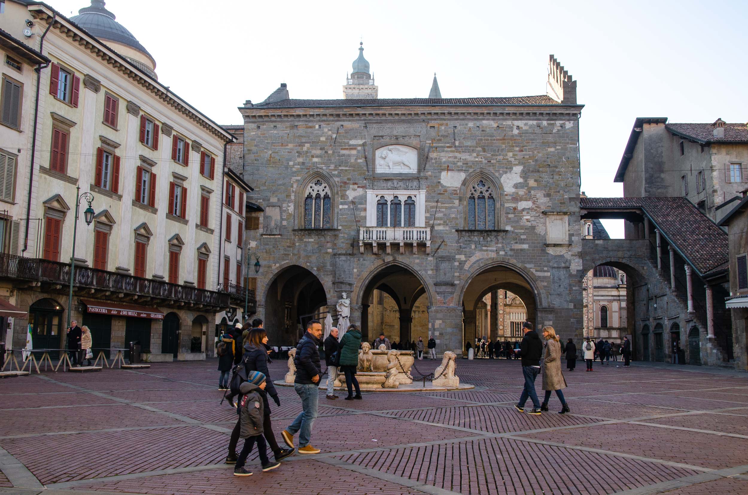 Piazza Vecchia in Bergamo