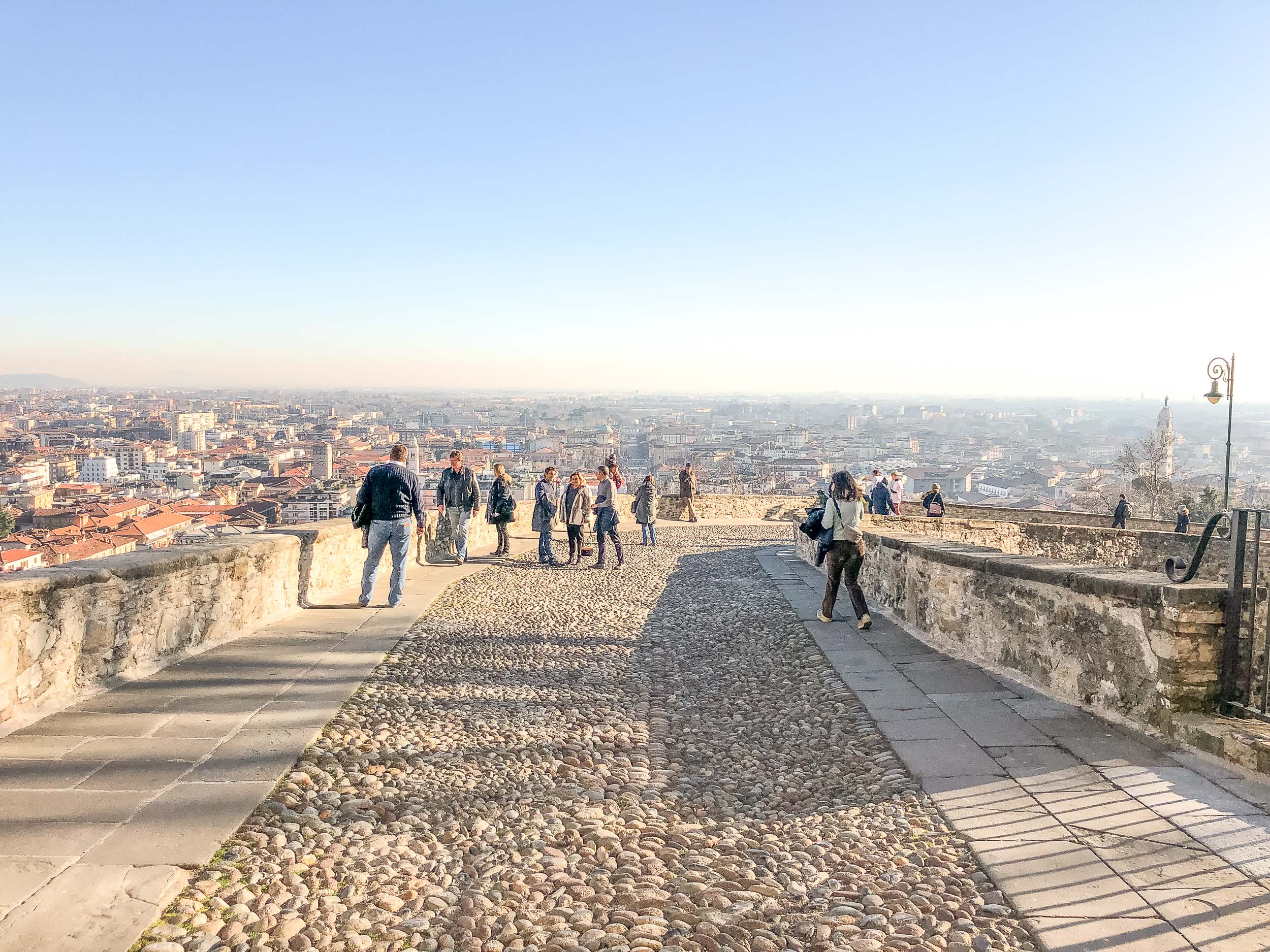 Oude muren van Bergamo