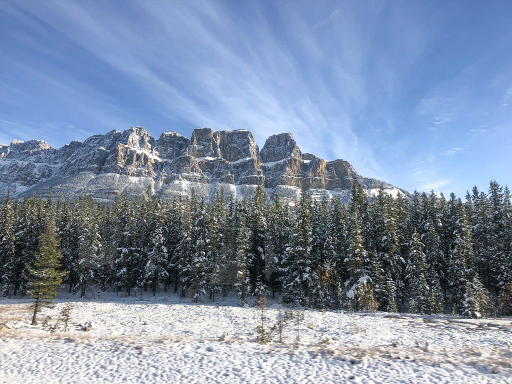 Castle Mountain aan de Icefields Parkway