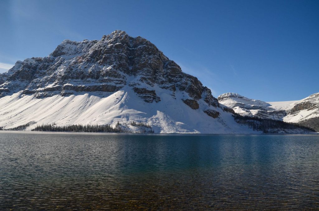 Bow Lake op de Icefields Parkway