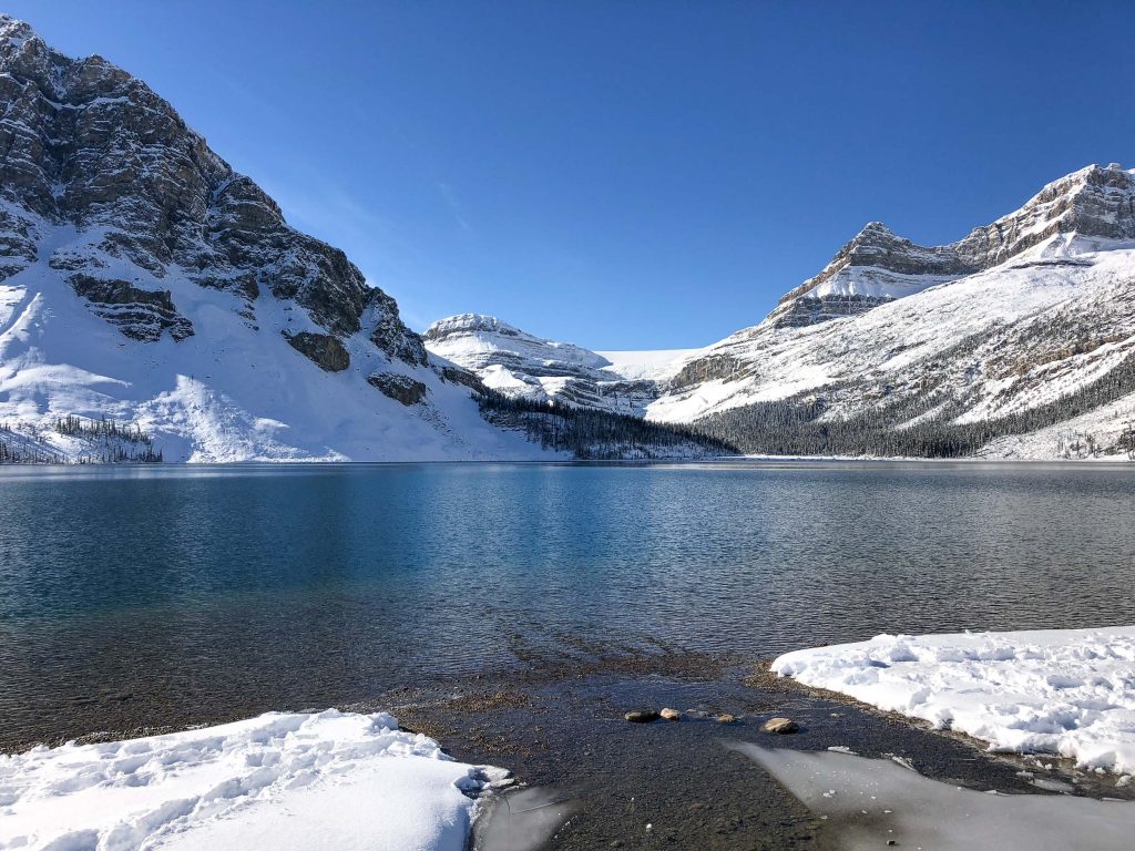 Bow Lake op de Icefields Parkway