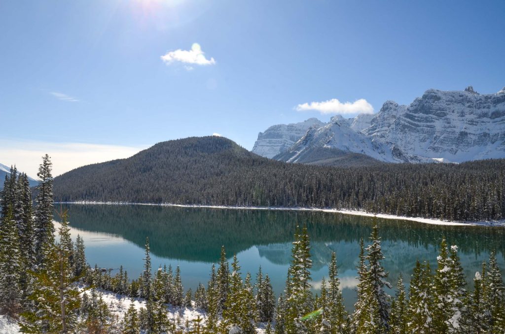 Waterfowl Lake op de Icefields Parkway