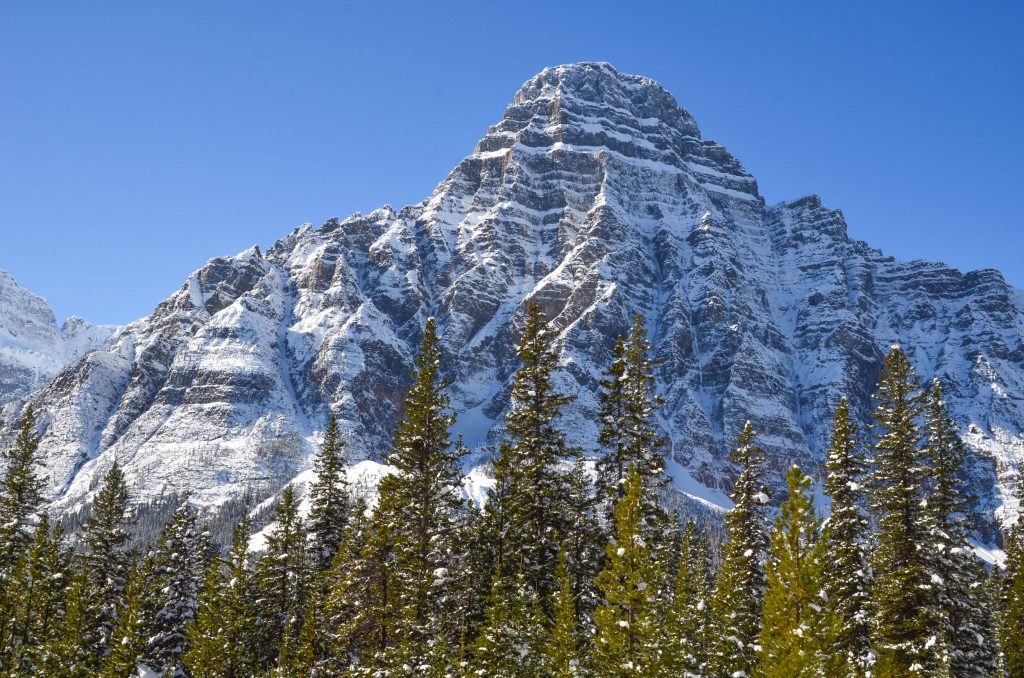 Waterfowl Lake op de Icefields Parkway