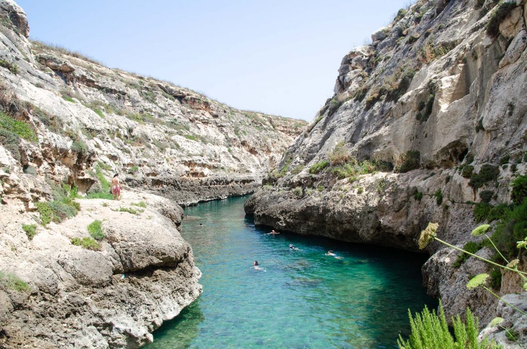 kloof van Wied Il-Ghasri op Gozo