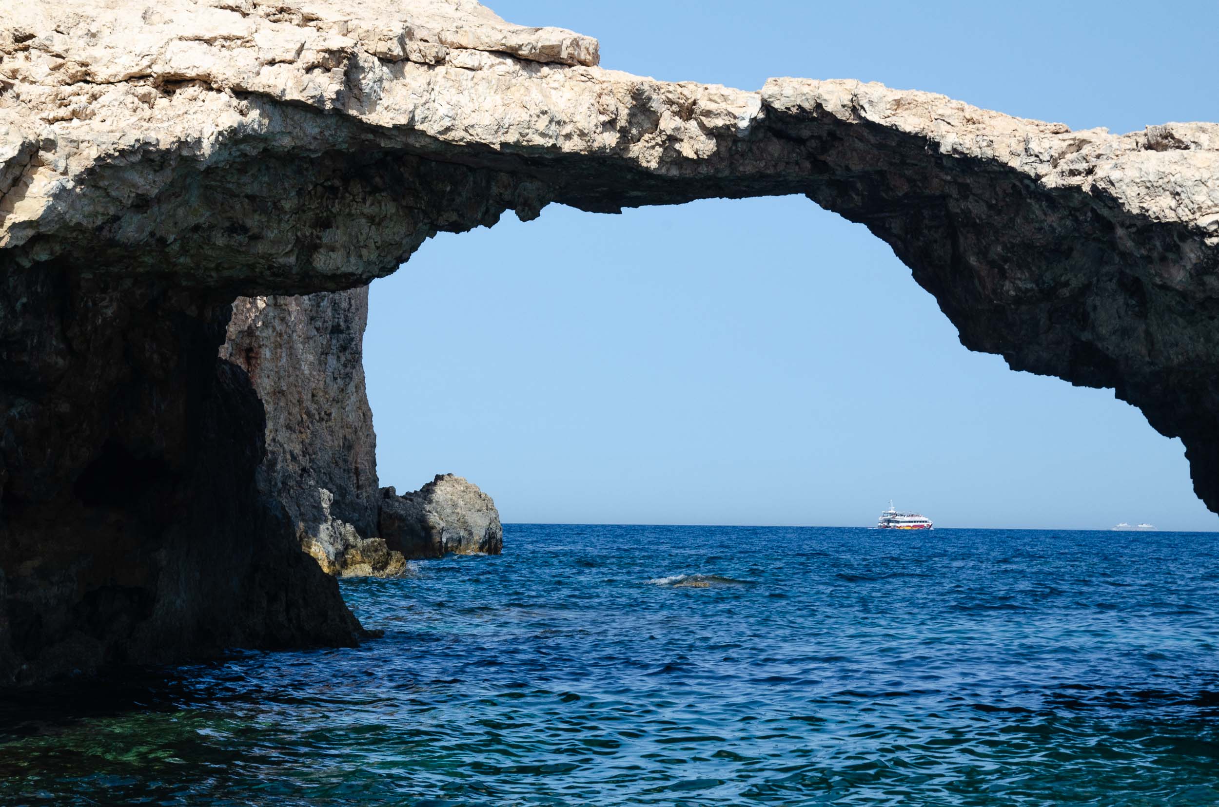 Chrystal Lagoon bij Comino