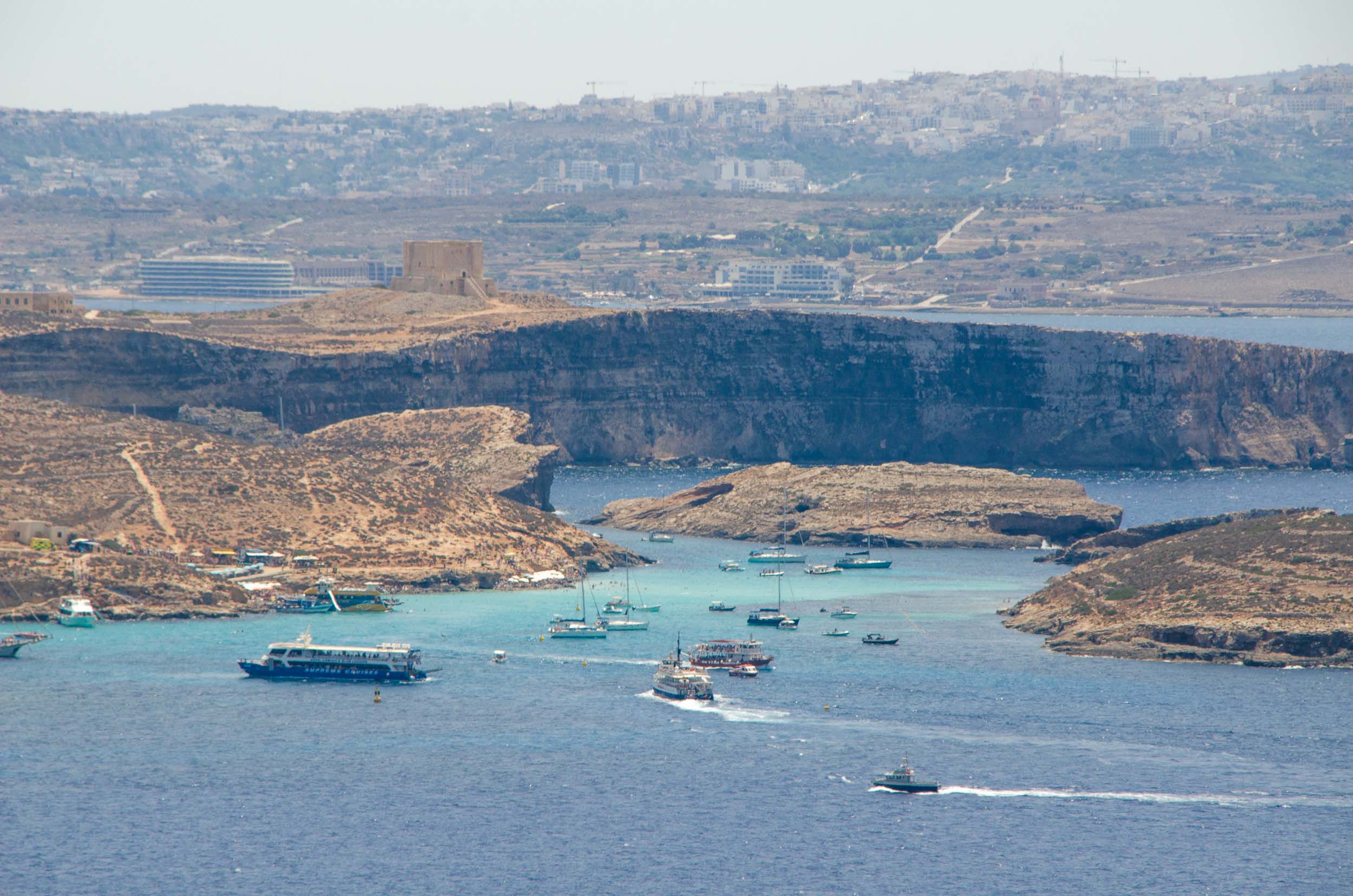 Comino een van de eilanden van Malta