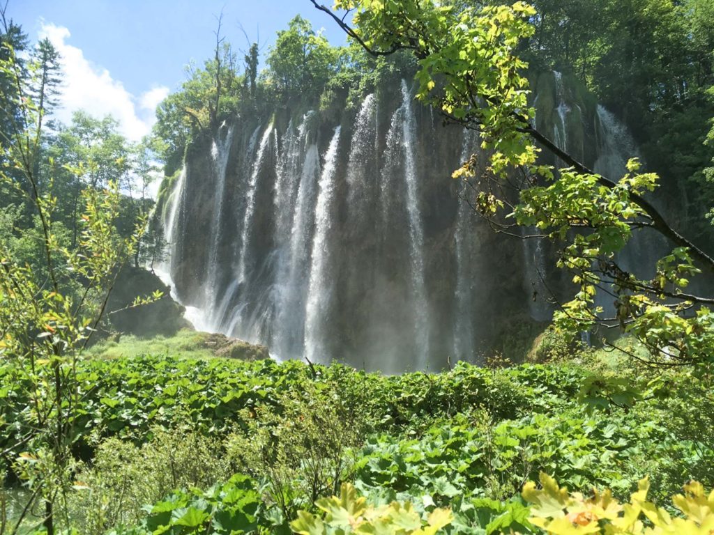 Watervallen van de Plitvice Meren in Kroatië