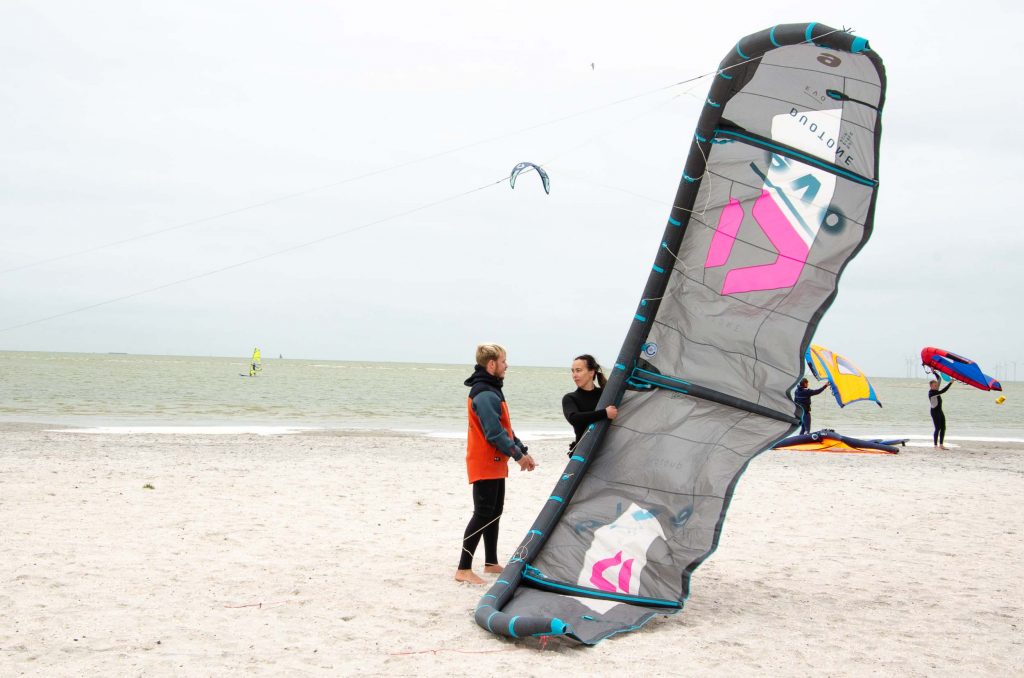 kitesurfen waterland van friesland