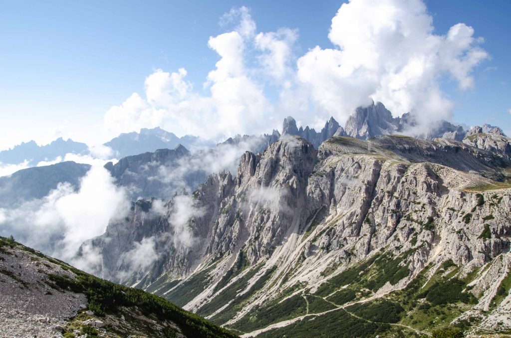 Drei Zinnen in de Dolomieten