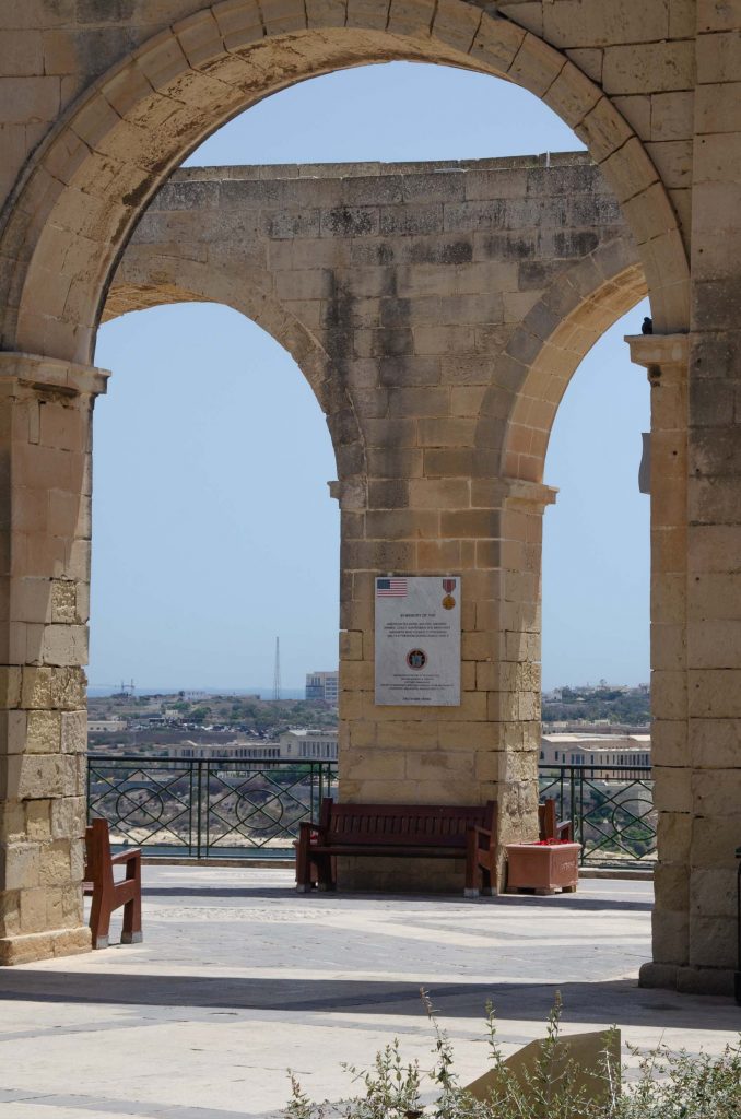 Upper Barrakka Gardens in Valletta Malta