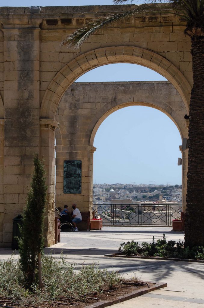 Upper Barrakka Gardens in Valletta Malta
