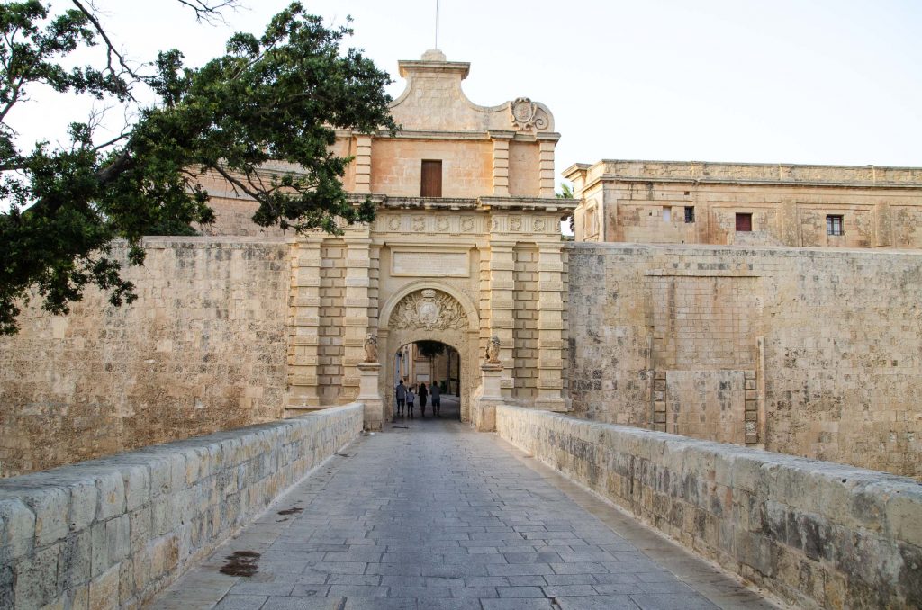 VMdina de oude hoofdstad op Malta