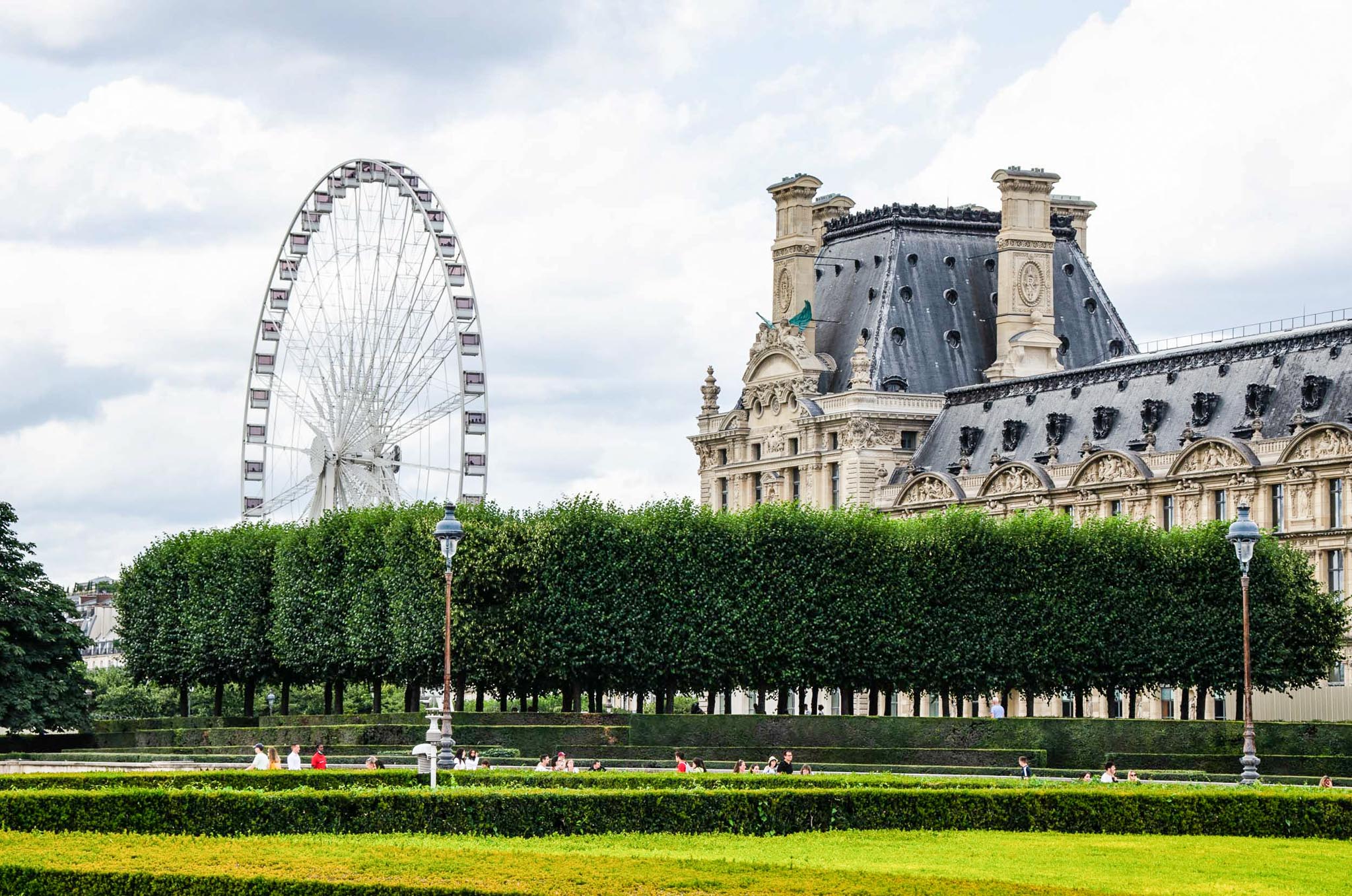 Jardin du Louvre in Parijs