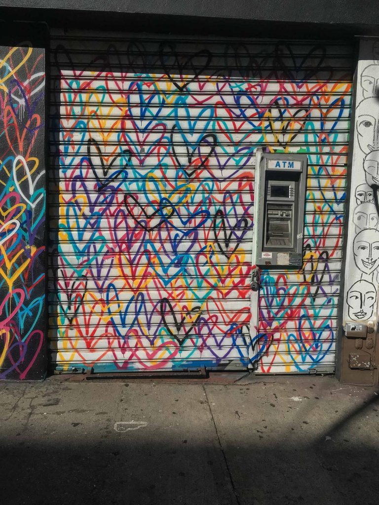 Street art in Little Italy New York