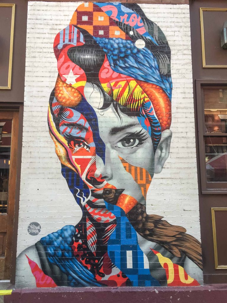 Street art in Little Italy New York