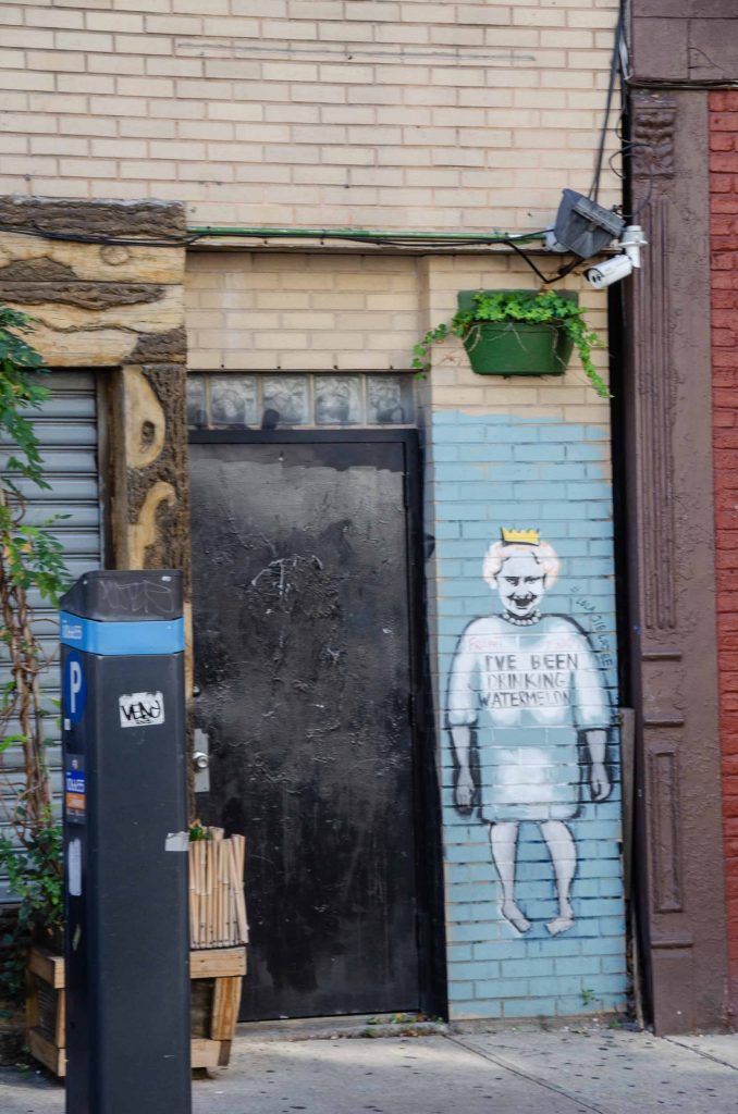 Street art in Little Italy New York