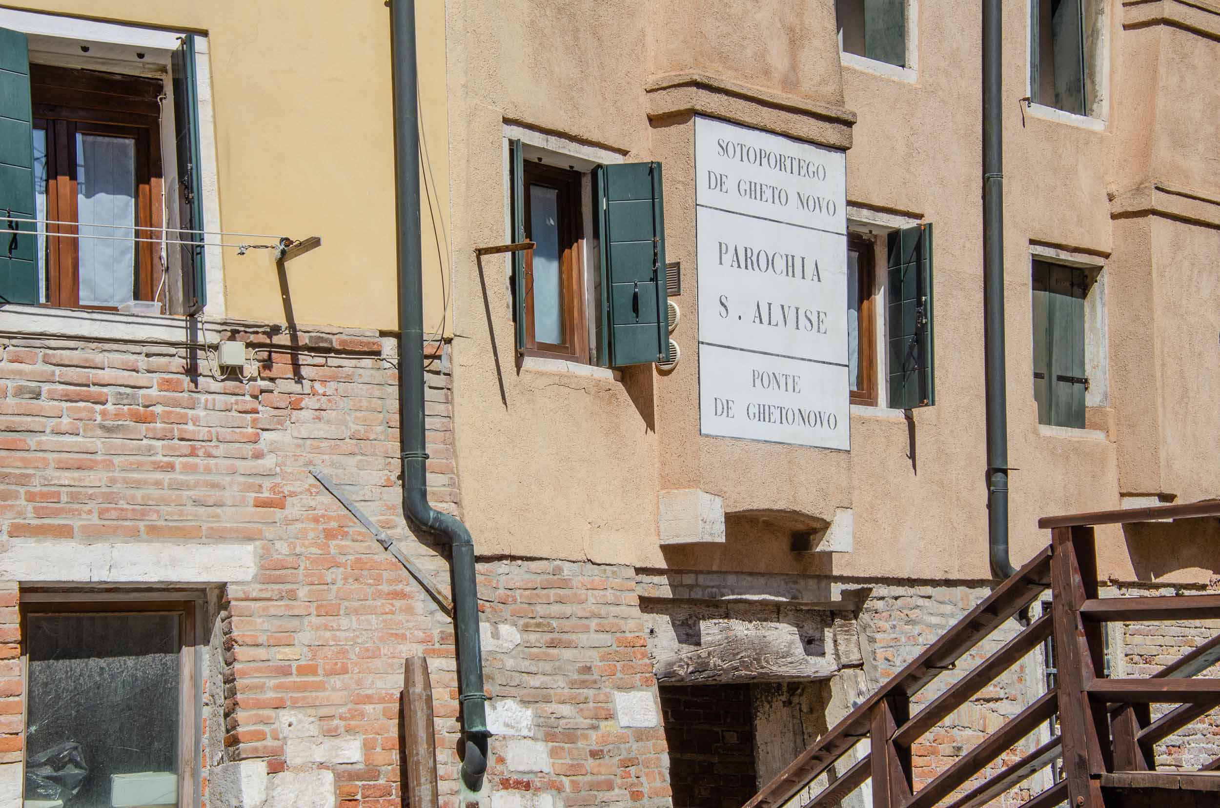 De wijk Cannaregio Venetië