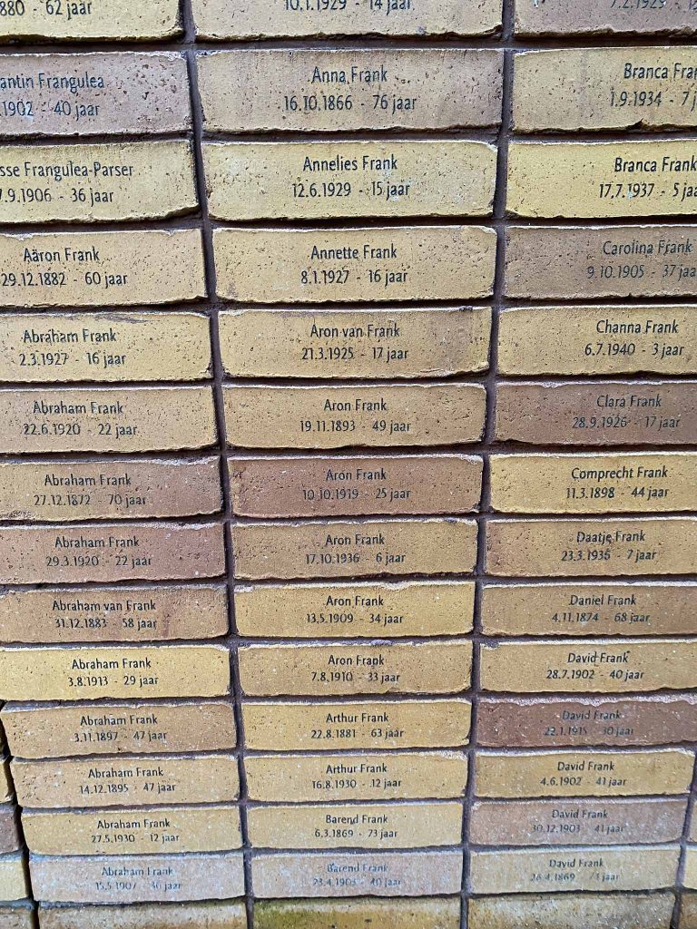 Holocaust Memorial in Amsterdam