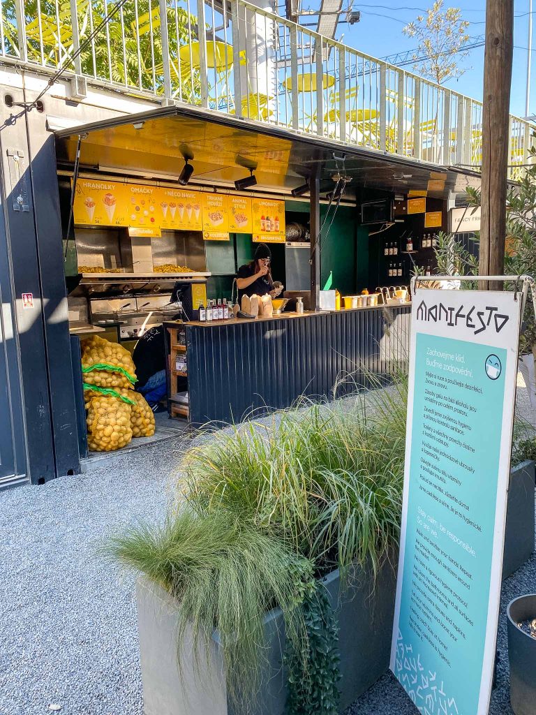 Manifesto Market restaurant in Praag