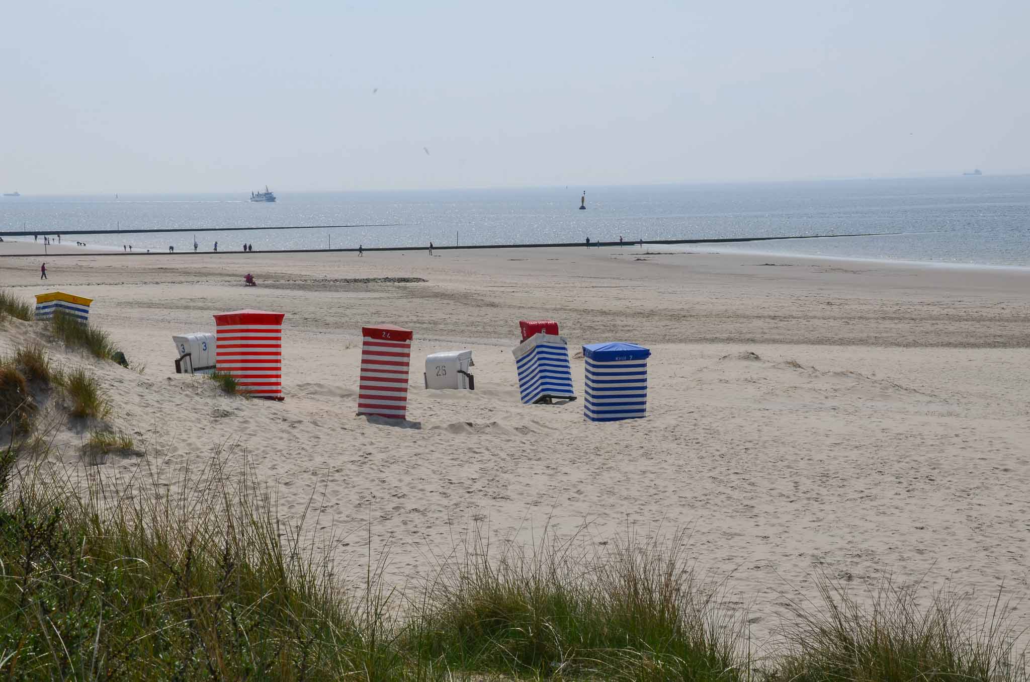 Het strand van Borkum