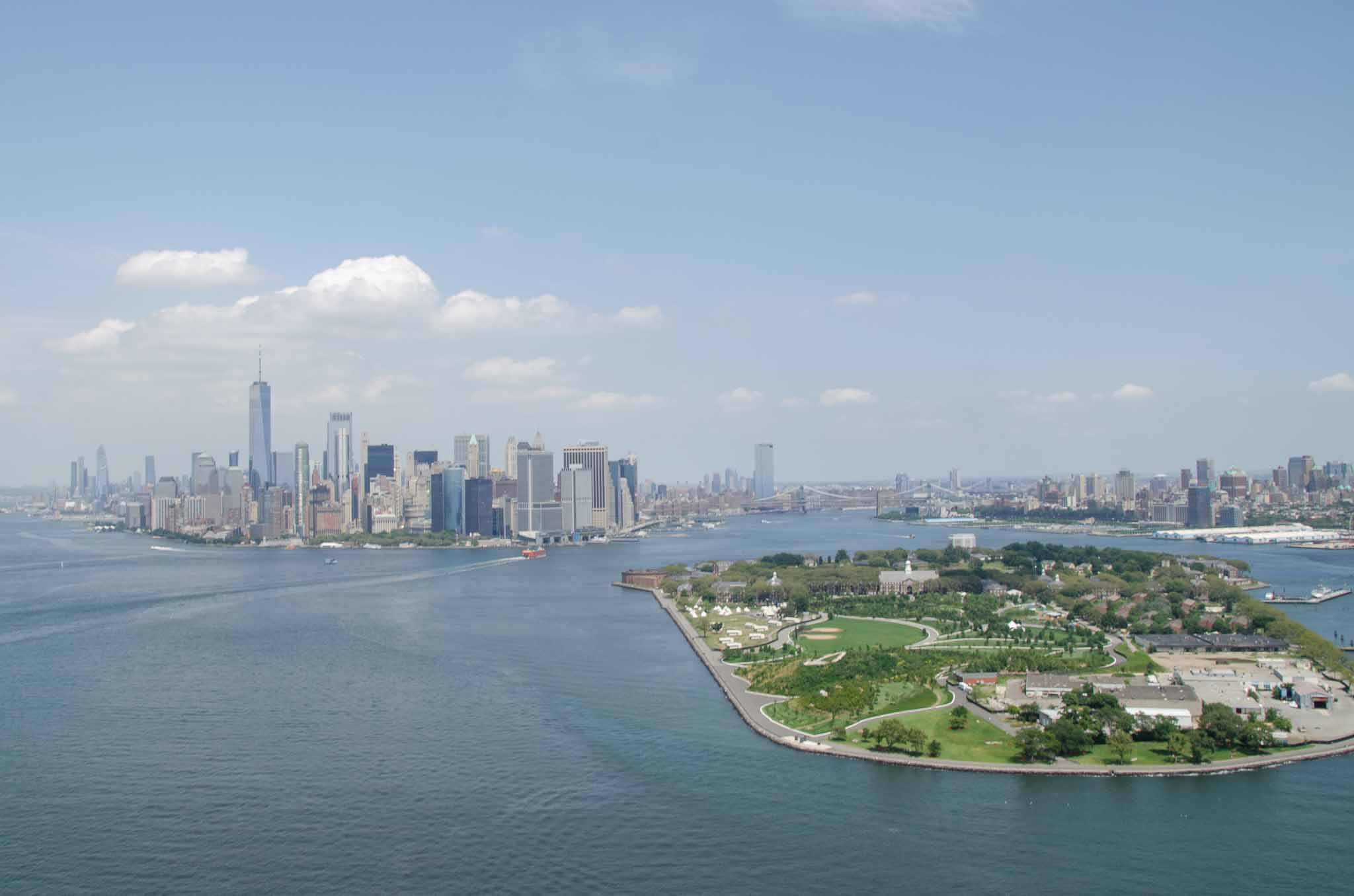 New York vanuit de lucht