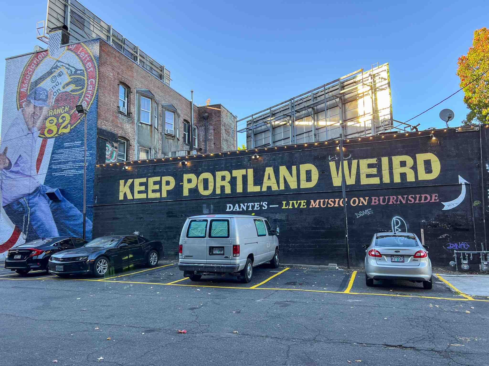 Keep Portland Weird sign in Portland Oregon