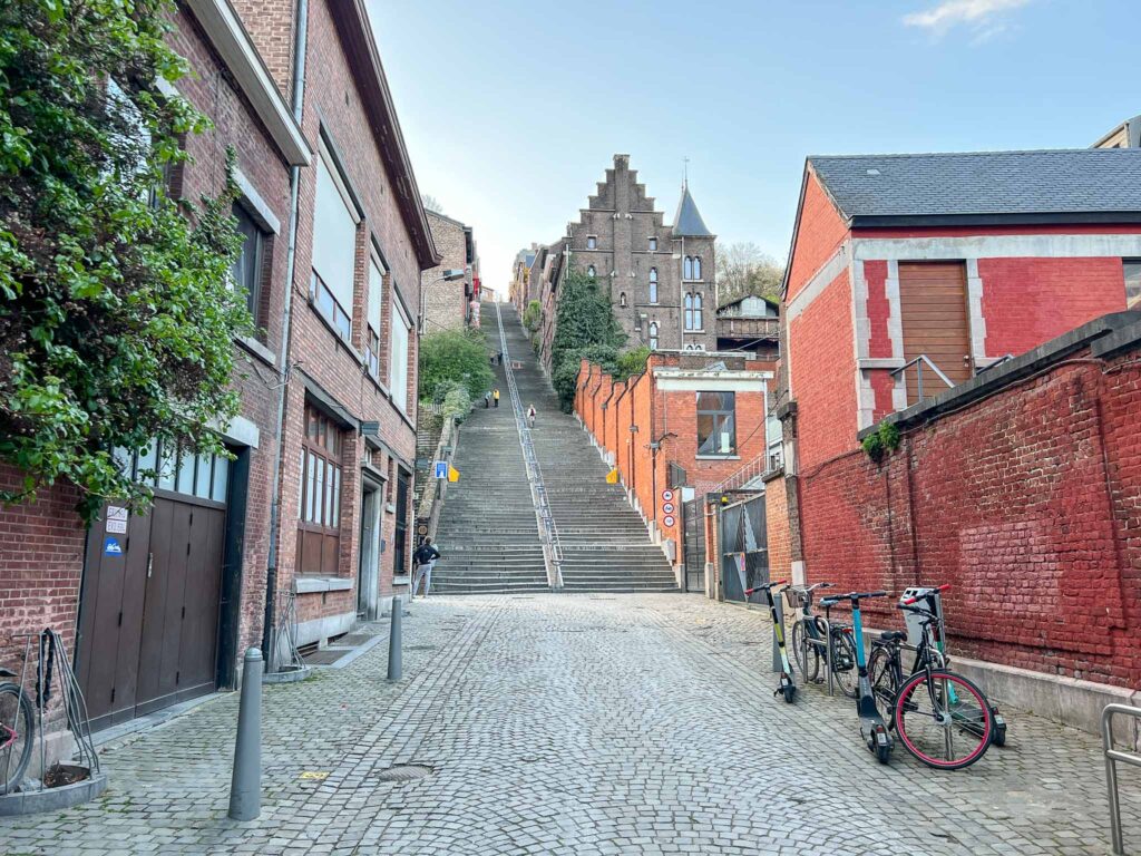 Bezienswaardigheden in Luik - Montagne de Bueren