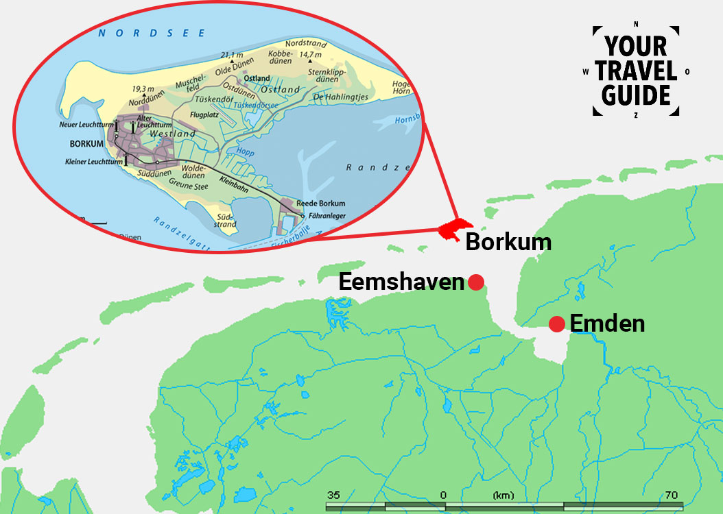 Waar ligt borkum