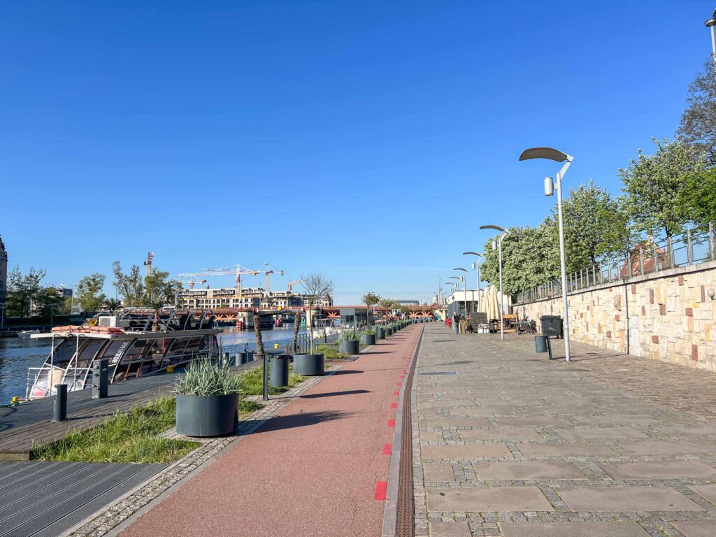 Rode lijn in Szczecin