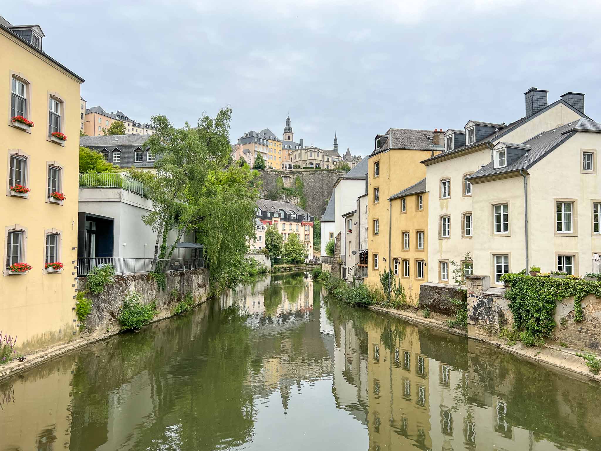 De wijk Grund in Luxemburg