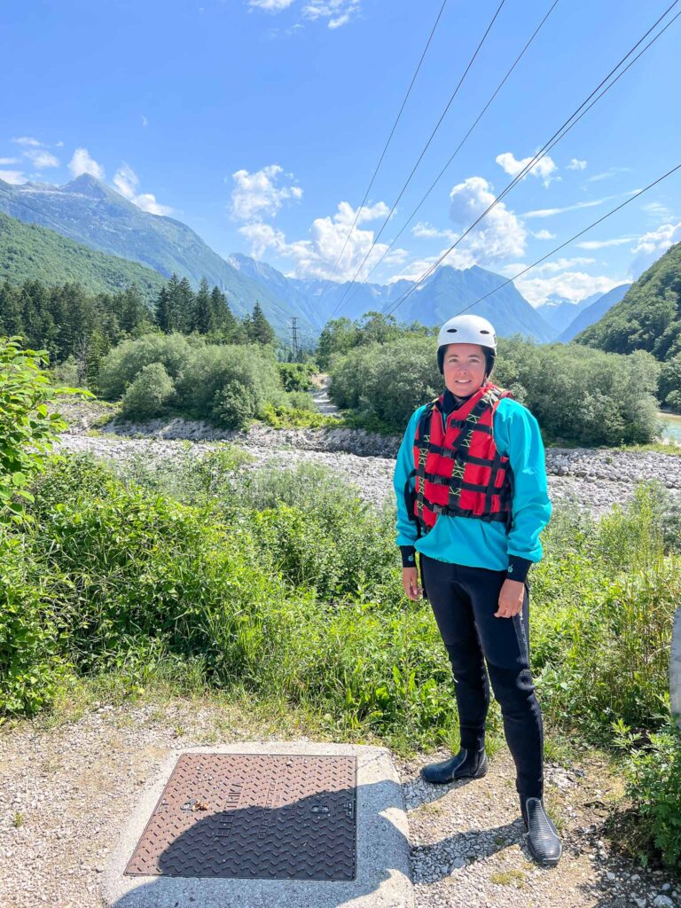 Raften op de Soča rivier