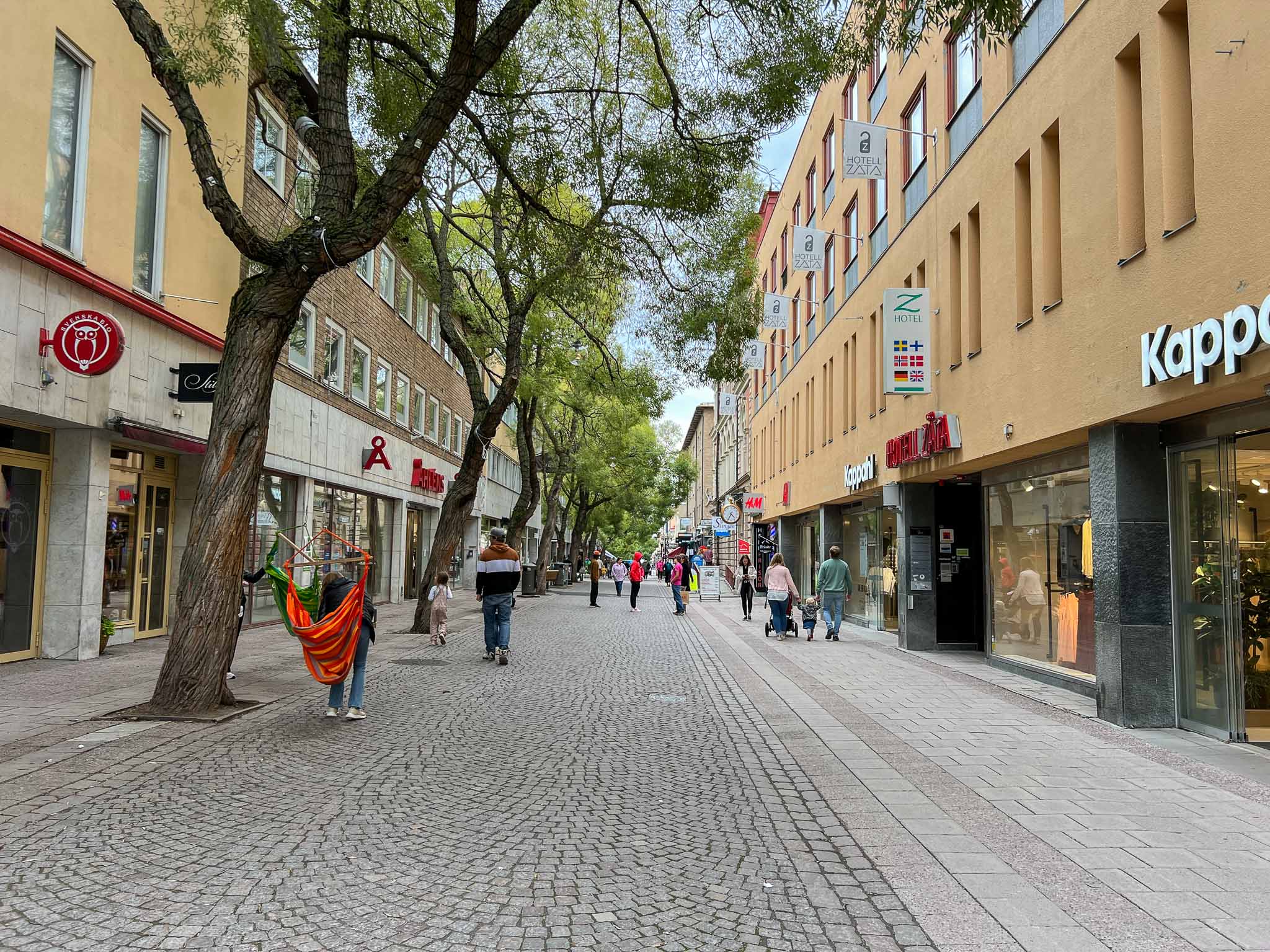 östersund aan de Inlandsbanan in Zweden