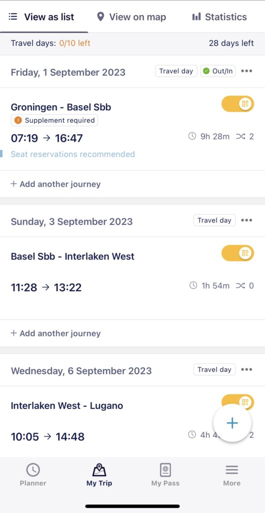 Reizen met de Interrail Pass door Europa