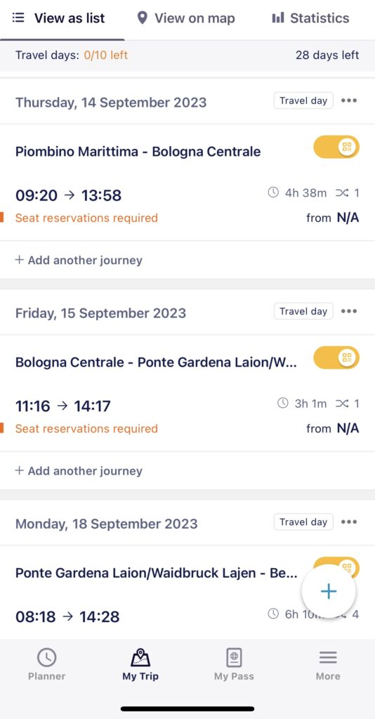 Reizen met de Interrail Pass door Europa