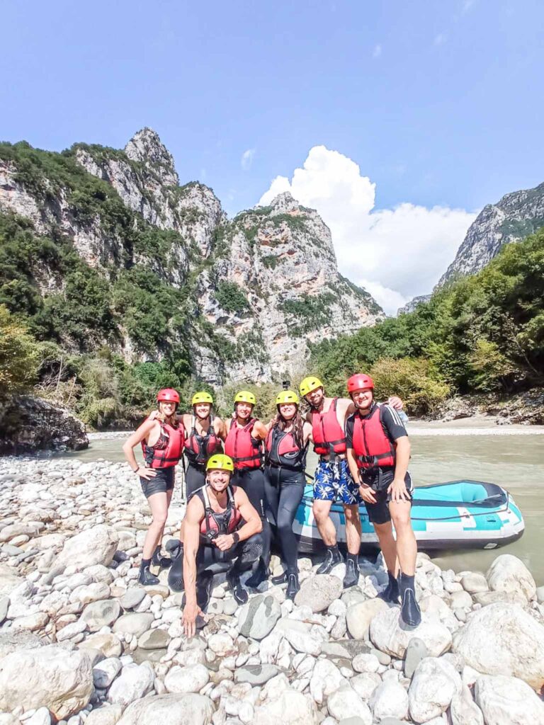 Raften in Tzoumerka Griekenland