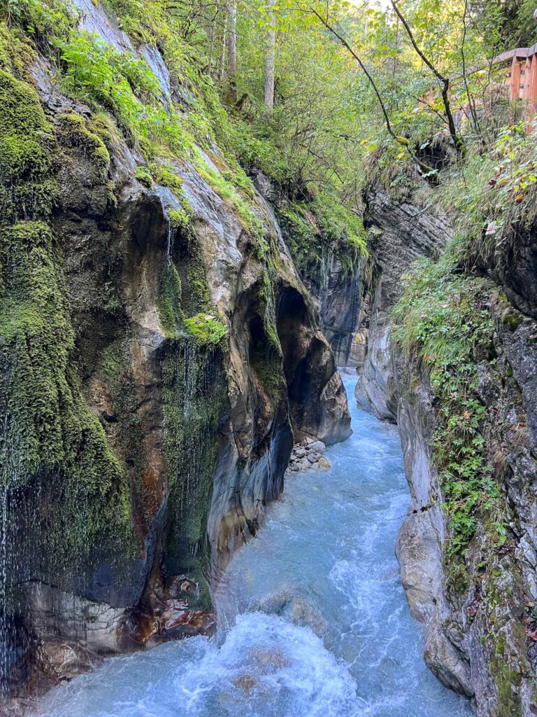 Wimbachklamm bij Berchtesgaden in Duitsland