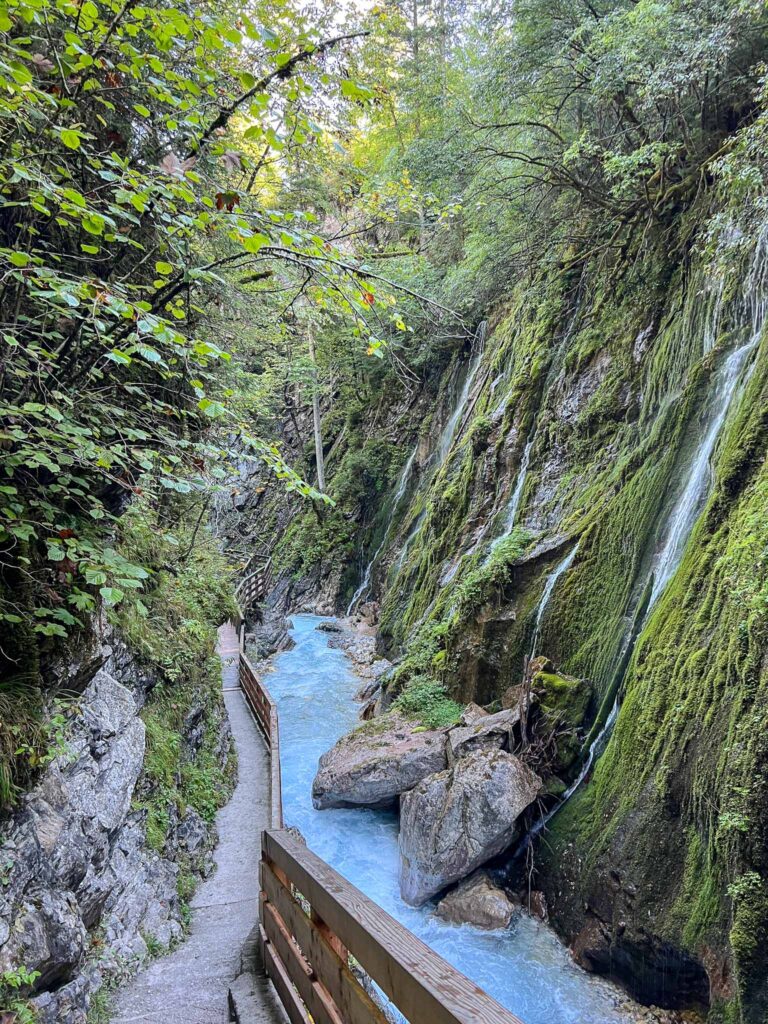 Wimbachklamm bij Berchtesgaden in Duitsland
