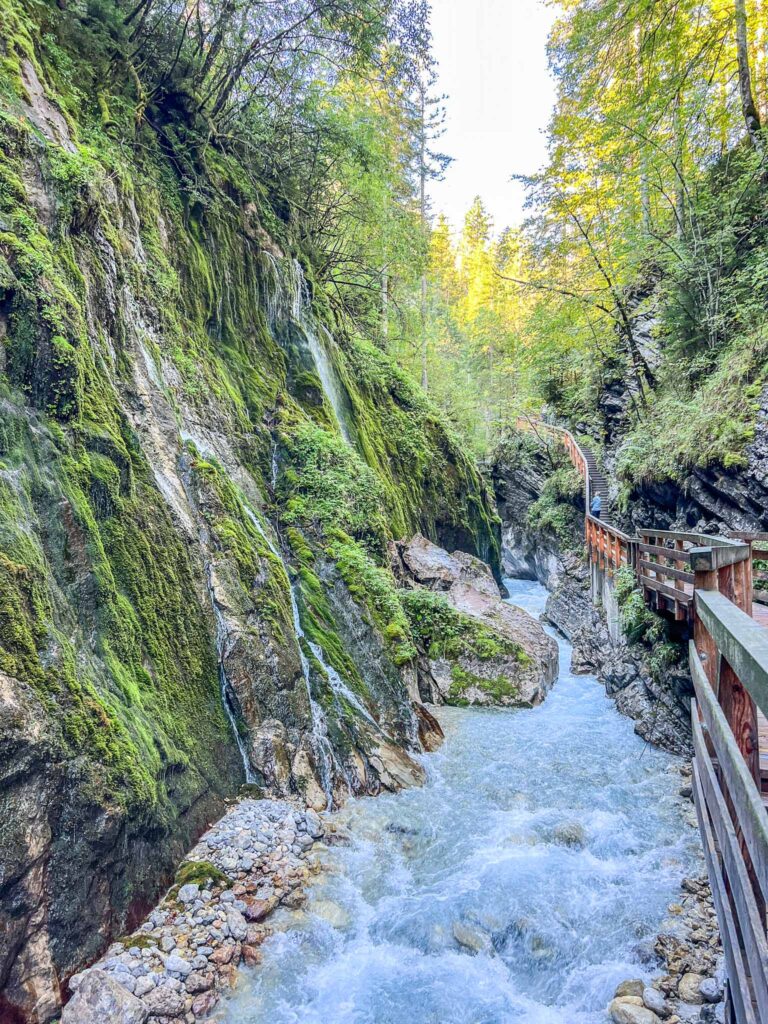 Wimbachklamm bij Berchtesgaden in Duitsland