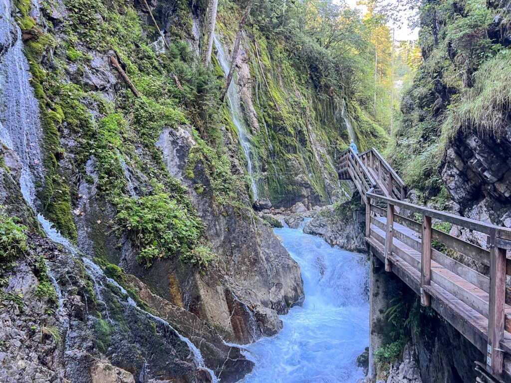 Wimbachklamm bij Berchtesgaden in Duitsland